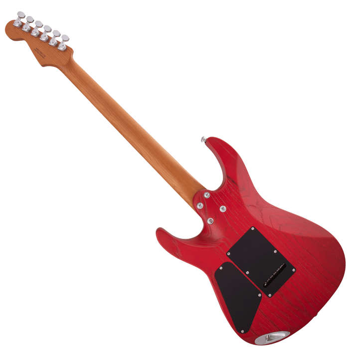 Charvel Pro-Mod DK24 HSS 2PT CM - Roasted Maple Neck - Red Ash