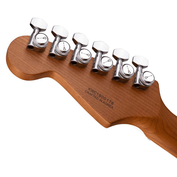 Charvel Pro-Mod DK24 HSS 2PT CM - Roasted Maple Neck - Red Ash