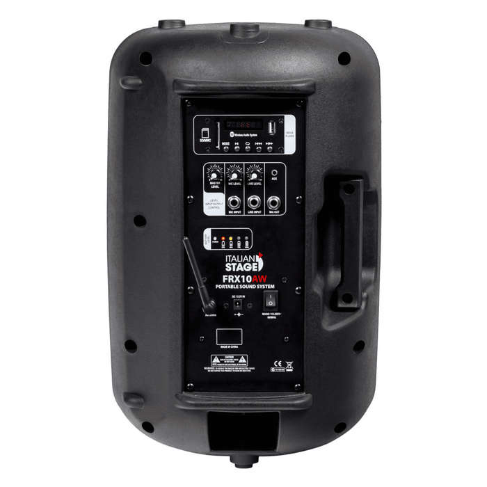 Italian Stage FRX10AW 10" Portable with Wireless Mic