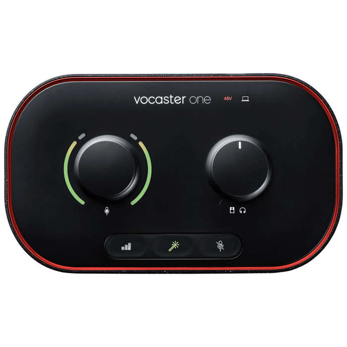 Focusrite Vocaster One Studio Podcast Bundle