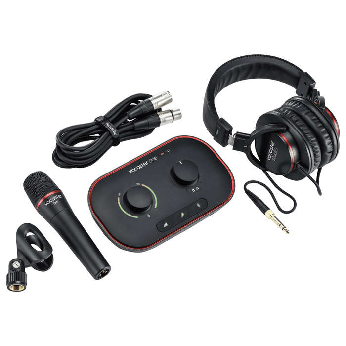 Focusrite Vocaster One Studio Podcast Bundle
