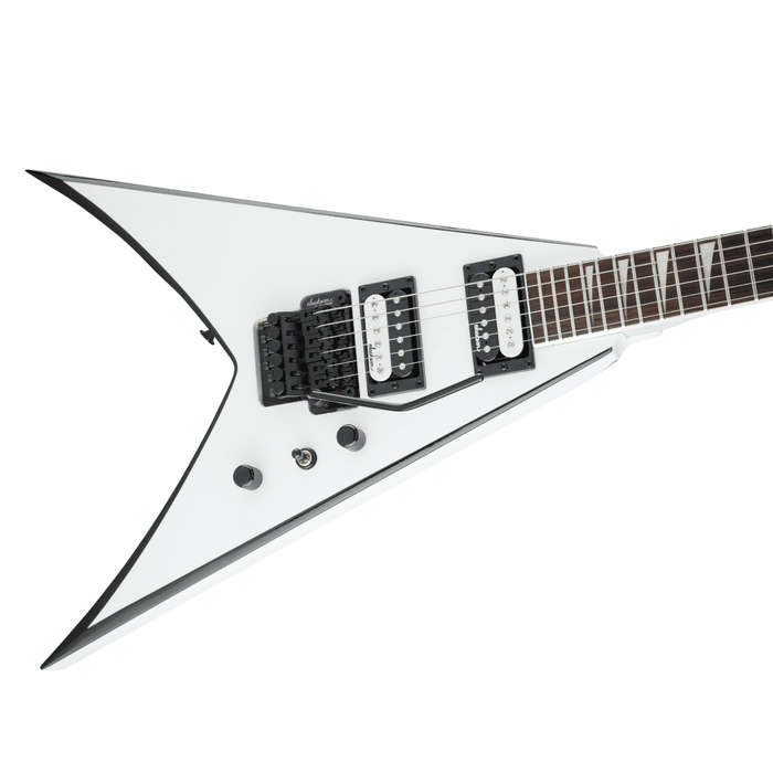 Jackson JS Series King V JS32 - White with Black Bevels