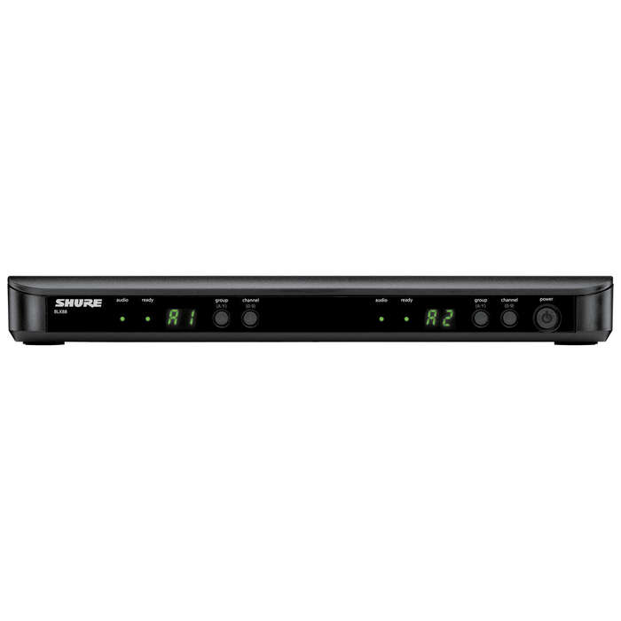 Shure BLX288/PG58-H8E Dual-Channel Wireless Handheld Microphone System