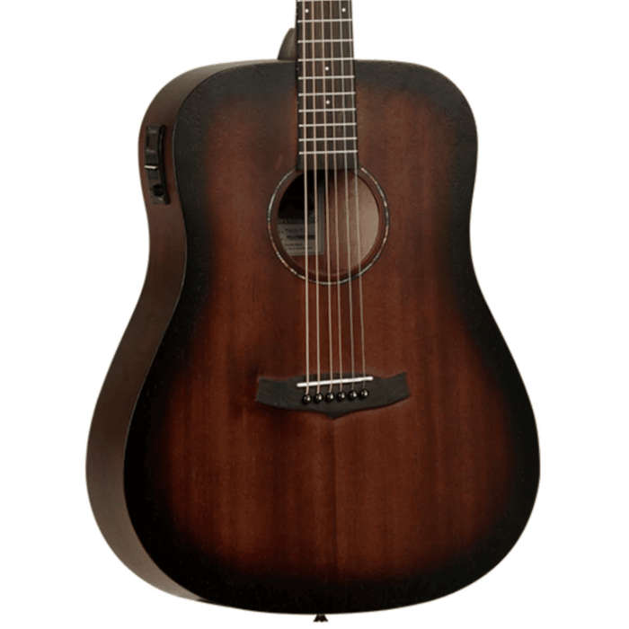 Tanglewood TWCRDE Crossroads Dreadnought Acoustic Electric Guitar - Whiskey Barrel Burst Satin