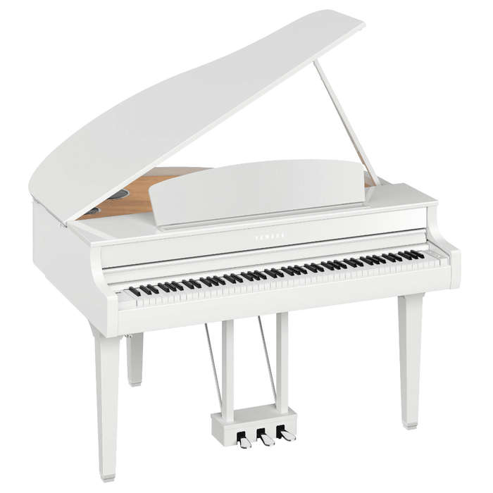 Yamaha Clavinova CLP-795GP Digital Grand Piano with Bench - Polished White Finish