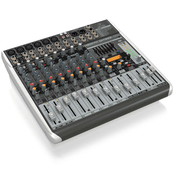 Behringer Xenyx QX1222USB Mixer with USB and Effects