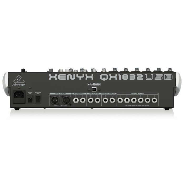 Behringer Xenyx QX1832USB Mixer with USB and Effects