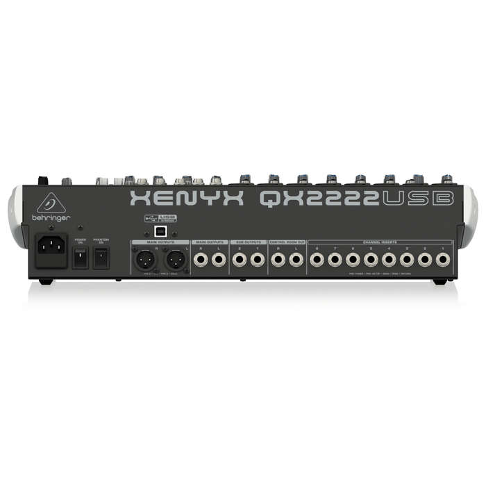 Behringer Xenyx QX2222USB Mixer with USB and Effects