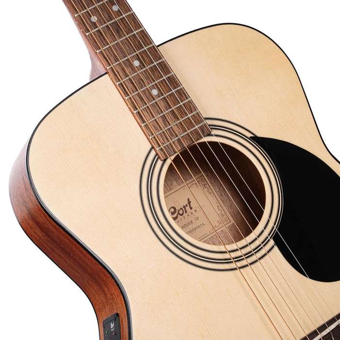 Cort AF510E Acoustic-Electric Guitar - Open Pore Natural (With Bag)