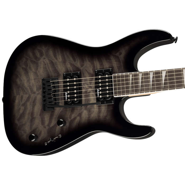 Jackson Dinky JS20 DKQ Electric Guitar - Transparent Black