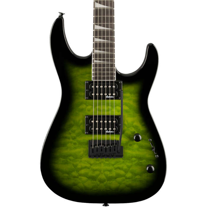Jackson Dinky JS20 DKQ Electric Guitar - Transparent Green