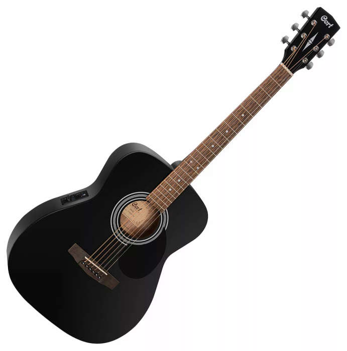 Cort AF510E Acoustic-Electric Guitar - Black Satin
