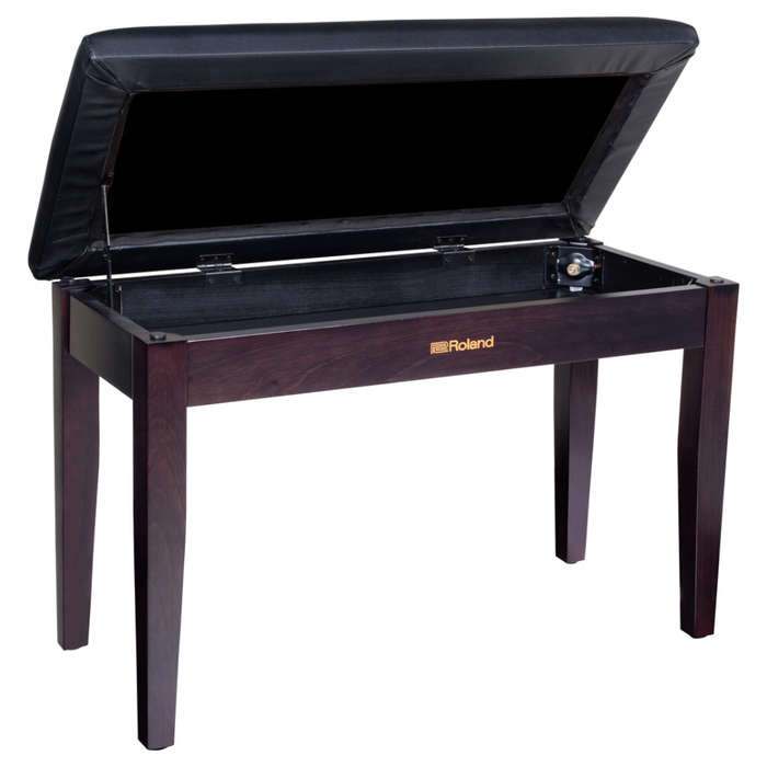 Roland RPB-D100 Duet Piano Bench with Storage Compartment - Rosewood