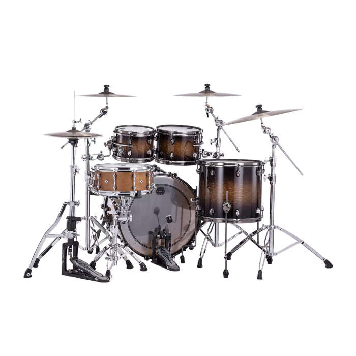 Mapex Saturn Evolution Classic Birch 4-Piece Shell Pack Drum Kit - Exotic Night Forest Burst Lacquer