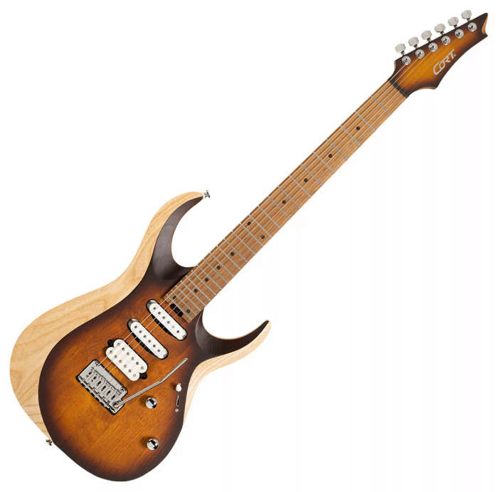 Cort X700 Triality Electric Guitar - Open Pore Vintage Burst