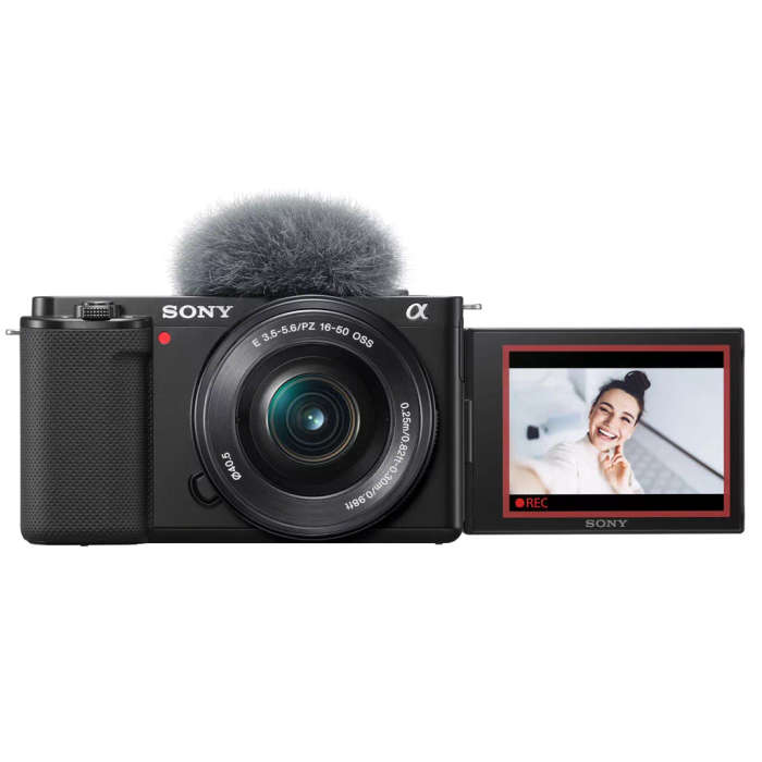 Sony ZV-E10 Interchangeable-Lens Camera for Vlogging with 16-50mm Lens