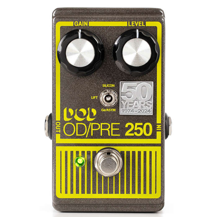 DOD Overdrive Preamp 250 Pedal - 50th Anniversary Edition