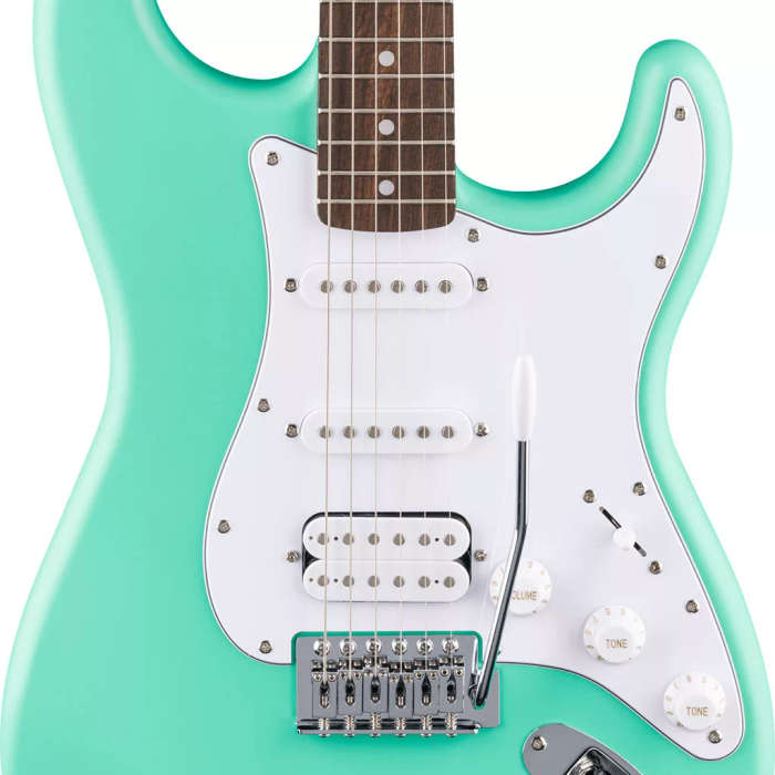Squier by Fender Debut Stratocaster® HSS Electric Guitar - Laurel Fingerboard - Sea Foam Green