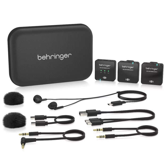 Behringer GO CAM Wireless 2 - Digital Wireless Dual Clip-On Microphone System