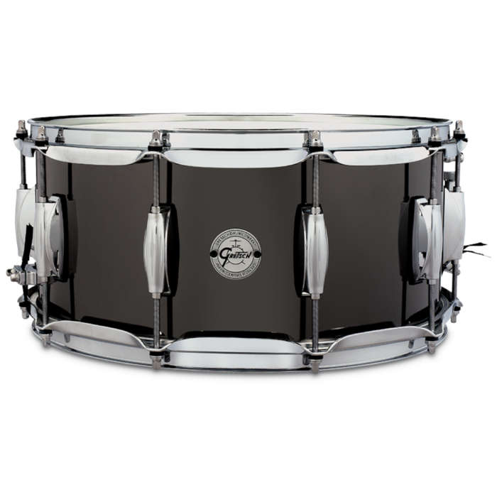 Gretsch Drums Black Nickel Over Steel Snare Drum - 6.5 x 14-inch - Black Nickel