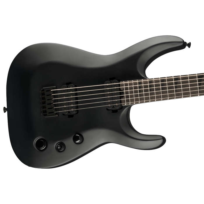 Jackson Pro Plus XT Soloist SLAT HT6 Baritone Electric Guitar - Satin Black