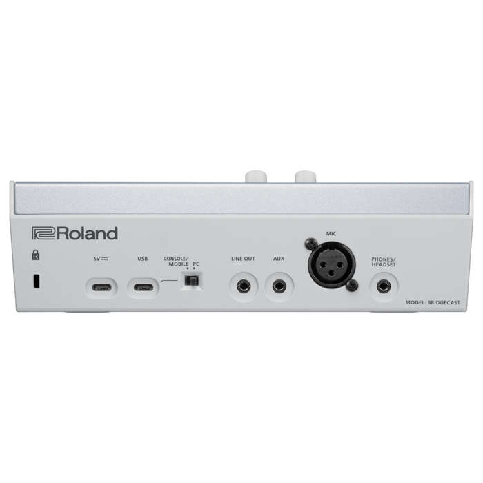 Roland Bridge Cast Dual-Bus Gaming Audio Mixer - Ice White