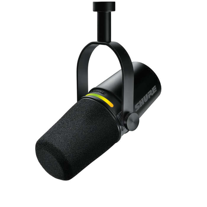 Shure MV7+ Hybrid Podcast Microphone - Black