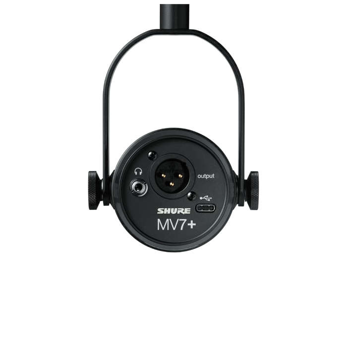 Shure MV7+ Hybrid Podcast Microphone - Black