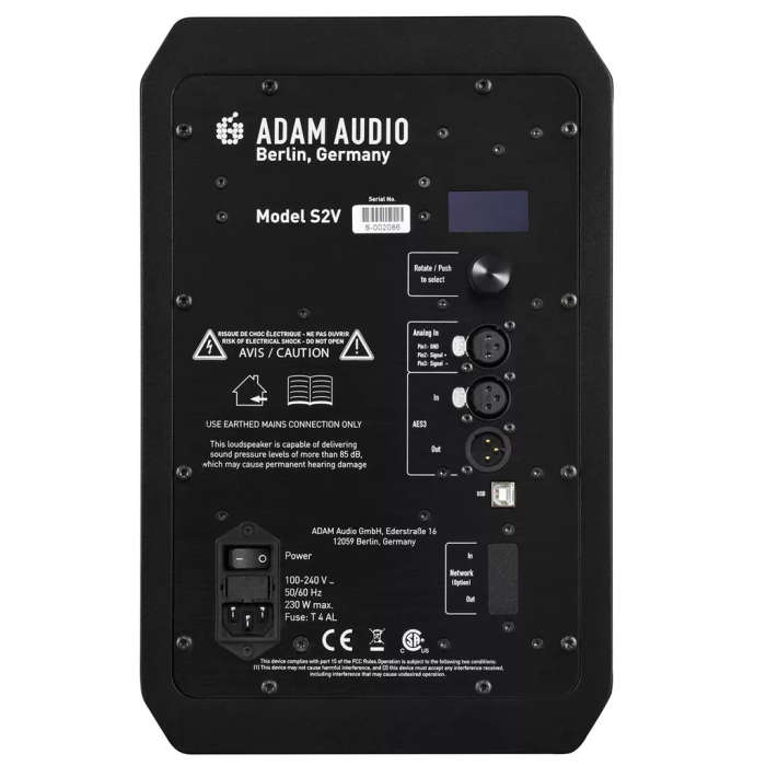 Adam Audio S2V High End Precision Studio Monitor (Single)