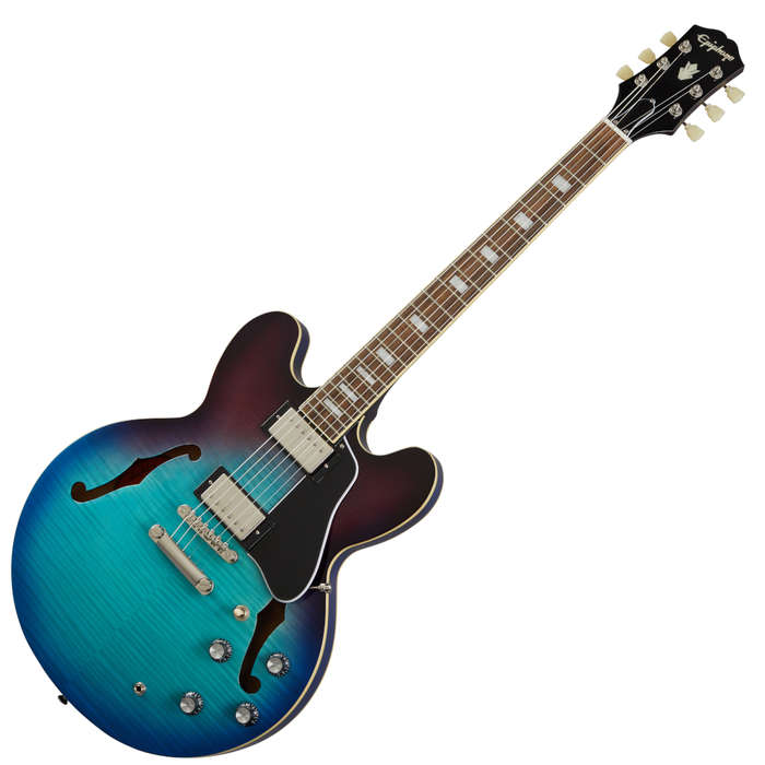Epiphone ES-335 Figured Semi-hollowbody - Blueberry Burst