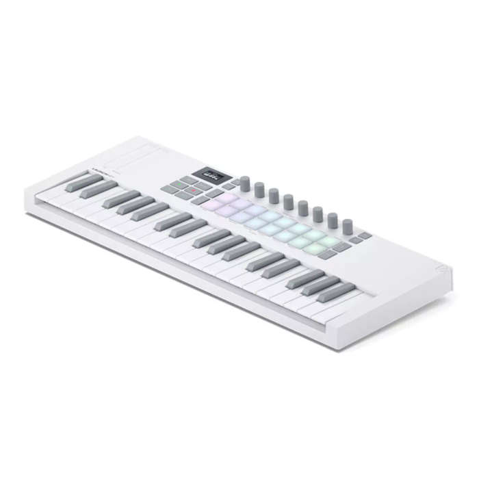 Novation Launchkey Mini 37 MK4 MIDI Keyboard Controller - White