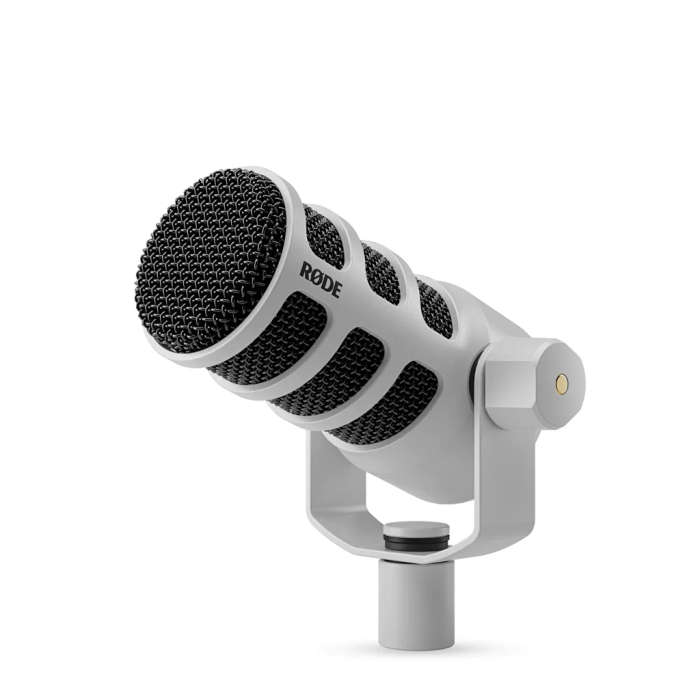 Rode PodMic USB Dynamic Broadcast Microphone with XLR & USB Output - White