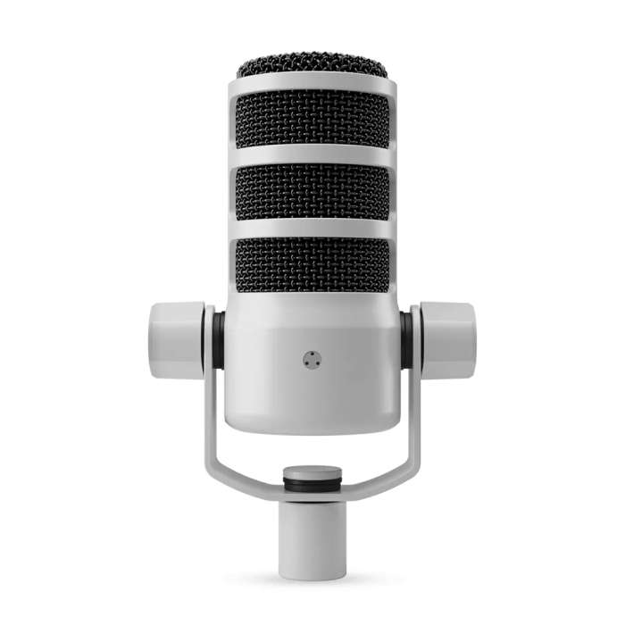 Rode PodMic USB Dynamic Broadcast Microphone with XLR & USB Output - White