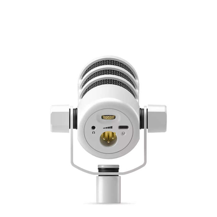 Rode PodMic USB Dynamic Broadcast Microphone with XLR & USB Output - White