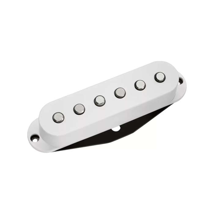 Dimarzio True Velvet Neck   Standard Strat Pickup - White with Default Poles
