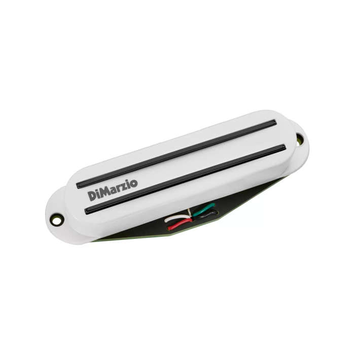Dimarzio The Cruiser® Neck  Rail Hum Cancelling Strat Pickup - White with Black Poles