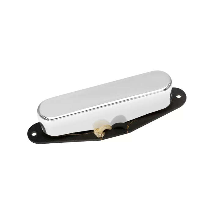 Dimarzio Area T Neck  Stacked Hum Canceling Tele  - Chrome with Default Poles