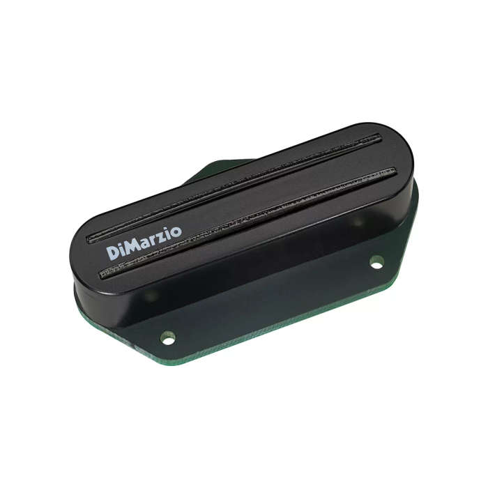 Dimarzio The Chopper T Bridge  Rail Hum Cancelling Tele Pickup - Black with Black Poles