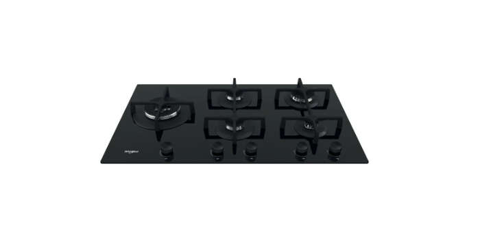 Whirlpool GOA9523/NB1 90cm Black Gas Hob
