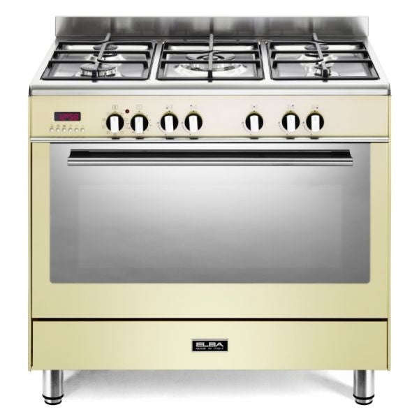 Elba 01/9FX827C 90CM Fusion 5 GAS Burners Electric Oven