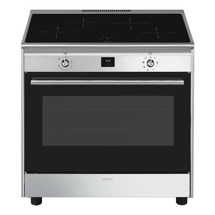 Smeg Cooker with Induction Hob CG90CIXT