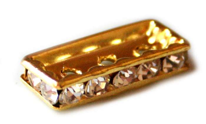 Slider 3 hole Gold color 8.5mm-19.1mm