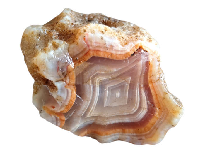 Botswana agate, golf ball size and smaller