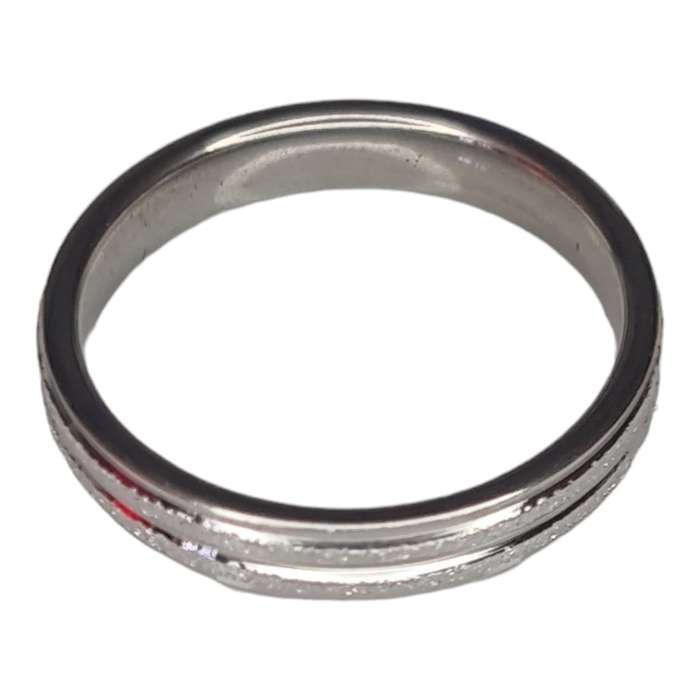 Stainless steel ring, sandblasted, assorted sizes