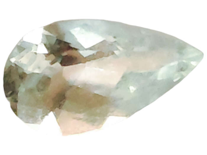 Aquamarine, pear cut, 1.265ct, 6x10mm