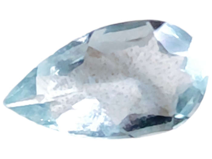 Aquamarine, pear cut, 1.355ct, 6x11mm