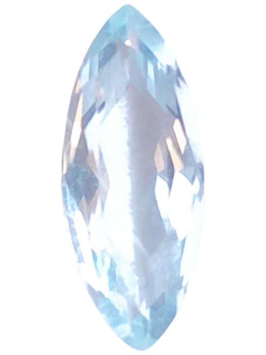 Aquamarine, marquise cut, 1.51ct, 5x13mm
