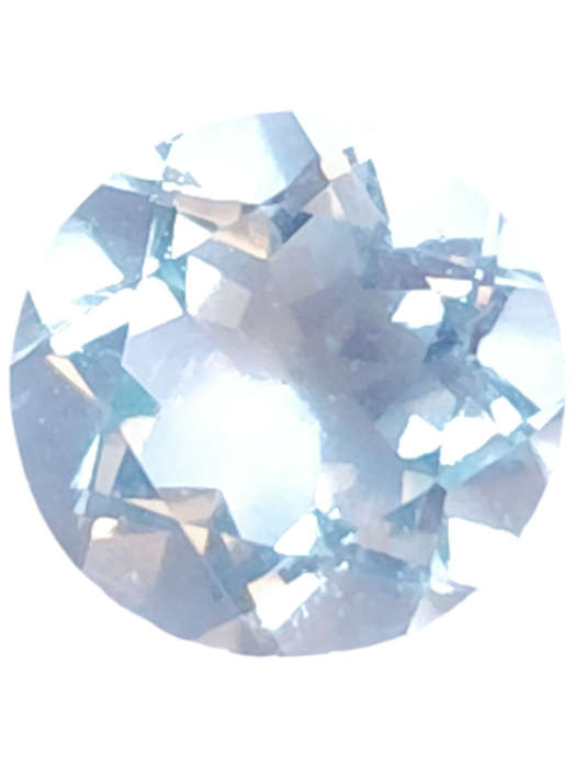 Aquamarine, round cut, 2.015ct, 8.5mm
