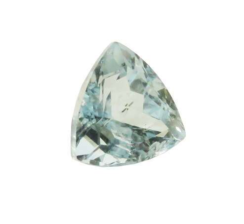 Aquamarine, trillion cut, 1.185ct, 8mm