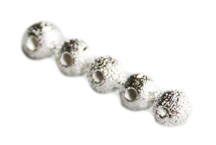 Nickel free bead spacer, 5-string, sandblasted, 5x26mm